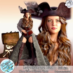 LADY PIRATE POSER TUBE PACK CU - FS by Disyas