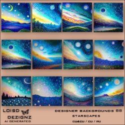 Designer Backgrounds 88 - Starscapes - cu4cu/cu/pu
