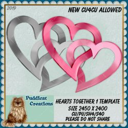 Hearts Together 1 PSD Templates