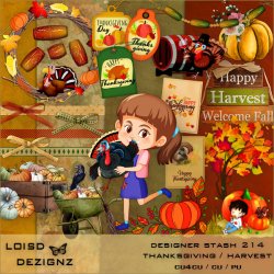 Designer Stash 214 - Thanksgiving/Harvest Mix - cu4cu/cu/pu