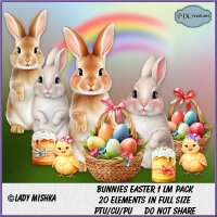 Bunnies Easter 1 LM Pack
