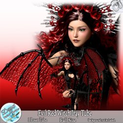 EVIL RED WITCH IRAY POSER TUBE CU - FS by Disyas
