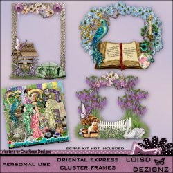 Oriental Express Cluster Frames - PU