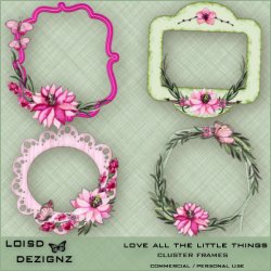 Love All The Little Things Cluster Frames - cu/pu