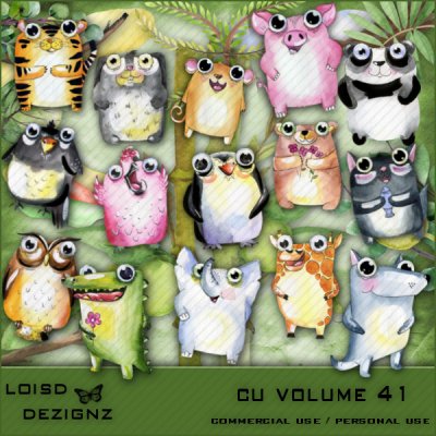 CU Volume 41 - Watercolour Animals & Nature - cu/pu