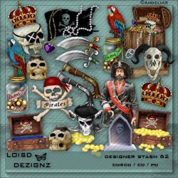 Designer Stash 62 Pirate Mix - cu4cu / cu / pu