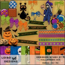 Designer Stash 215 - Halloween Mix - cu4cu/cu/pu