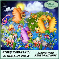 Flowers n Fairies Mix 1