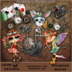 Steampunk Besties - cu/pu Steampunk Besties - cu/pu