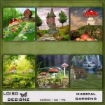 Magical Gardens Backgrounds - cu4cu / cu / pu