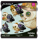 Holiday Owls CU/PU Pack 3