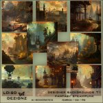 Designer Backgrounds 71 - Fantasy Steampunk - cu4cu/cu/pu