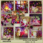 Designer Backgrounds 64 - Christmas Scenic - cu4cu/cu/pu