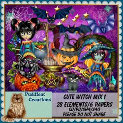 Cute Witch Mix 1