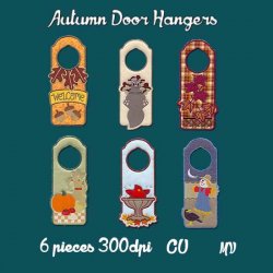 Autunm Door Hangers