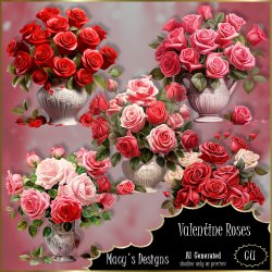 AI - Valentine Roses