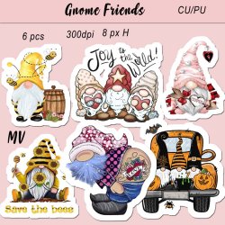 Gnome Friends Stickers