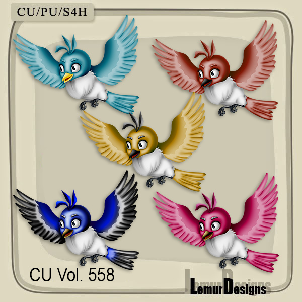 CU Vol. 558 Birds - Click Image to Close