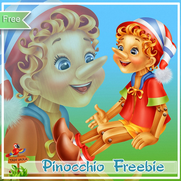 Pinocchio Freebies by Tamara - Click Image to Close