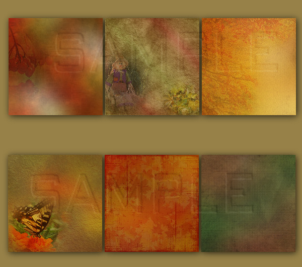 Autumn Papers & Frames 01 - CU4CU / PU - Click Image to Close