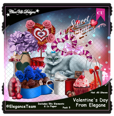 Valentine's Day From Elegance CU/PU Pack 5