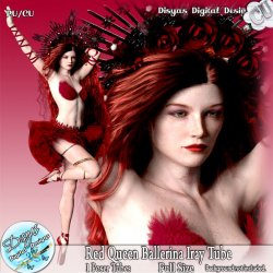 RED QUEEN BALLERINA IRAY TUBE CU - FS by Disyas