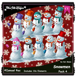 Snowmen Elements CU/PU Pack 4