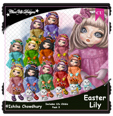 Easter Lily CU/PU Pack 3