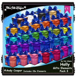 Holly Gifts Elements CU/PU Pack 3