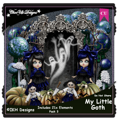 My Little Goth Elements CU/PU Pack 3