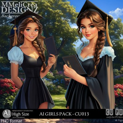 AI - GIRLS PACK CU013 (CU4PU/PNG)