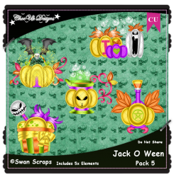 Jack O Ween CU/PU Pack 5