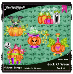 Jack O Ween CU/PU Pack 6