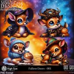 AI - Fallow Deers - CU001 (CU4PU/PNG)  AI - Fallow Deers - CU001 (CU4PU/PNG)