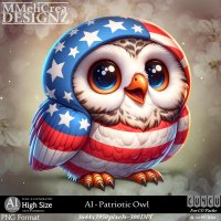AI - CU4CU - Patriotic Owl (CU4CU/PNG)