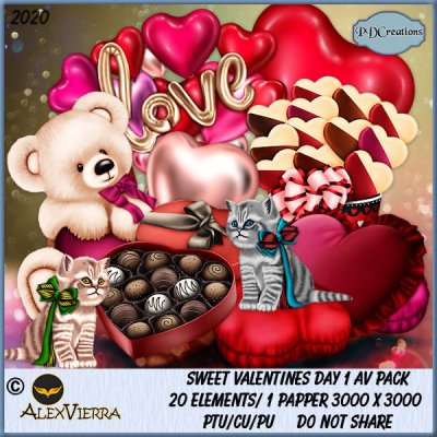 Sweet Valentines Day 1 AV Pack