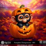 AI - Pumpkin Chimpanzees - CU001 (CU4PU/PNG)