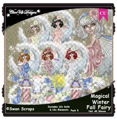 Magical Winter Fall Fairy CU/PU Pack 5