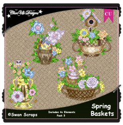 Spring Baskets Elements CU/PU Pack 3