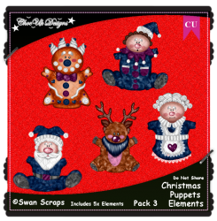 Christmas Puppets Elements CU/PU Pack 3 Christmas Puppets Elements CU/PU Pack 3