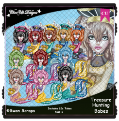 Treasure Hunting Babes CU/PU Pack 1