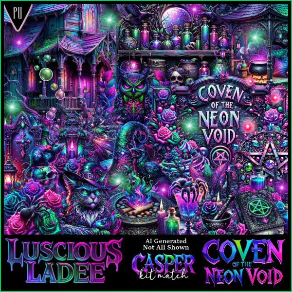 Luscious Ladee Coven of the Neon Void - Click Image to Close