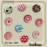 CU Vol. 1047 Buttons by Lemur Designs