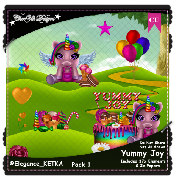 Yummy Joy Elements CU/PU Pack 1 - Click Image to Close