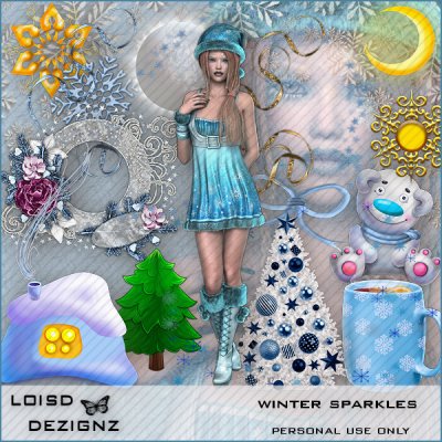 Winter Sparkles - Personal Use