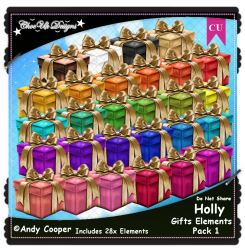 Holly Gifts Elements CU/PU Pack 1