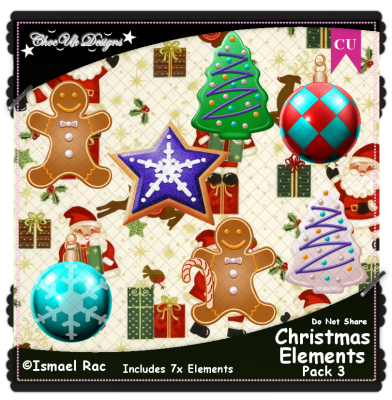 Christmas Elements CU/PU Pack 3