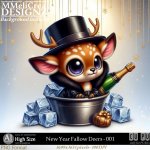 AI - New Year Fallow Deers - CU001 (CU4PU/PNG)