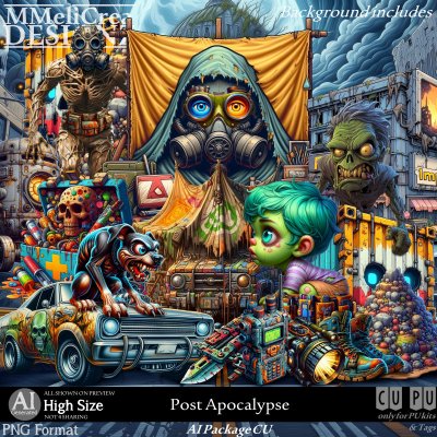 AI - PACKAGE - CU Post Apocalypse (CU4PU/PNG/PACK)