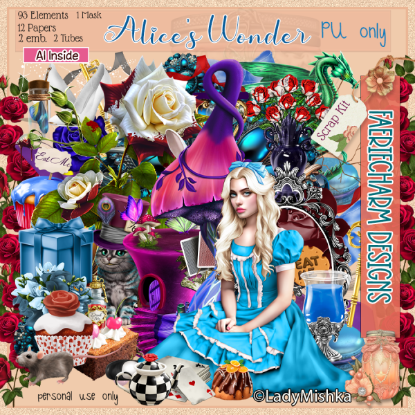 FCD-Alice's Wonder kit - Click Image to Close